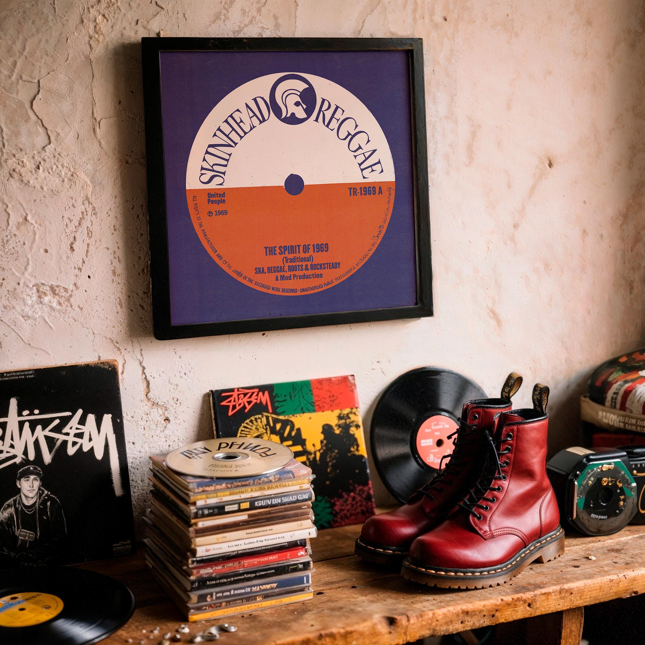 Skinhead Reggae Art - Trojan Records, Ska Reggae, Roots Rocksteady