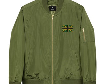 Lightweight British Jamaican Bomber Jacket Skinhead Reggae