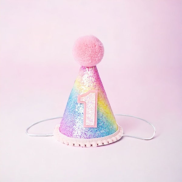 Dog Birthday Hat| Puppy Party Hat | Puppy Birthday | First Birthday | Puppy first Birthday | Dog |Birthday Party Cat Birthday Rainbow