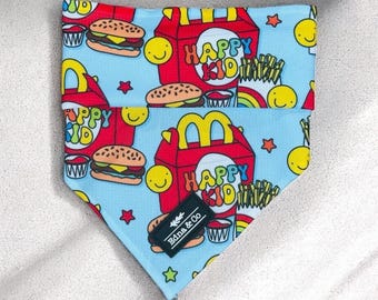 Happy Kid, Bubble Gum Furb Girl and Boy Dog Puppy Bandanas | Cute Novelty Pet Bandana | Dog Accessories | New Puppy Gift | Edna & Co