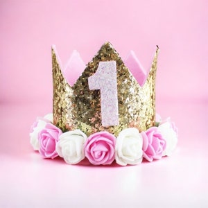 Dog Birthday Hat| Puppy Party Hat | Puppy Birthday | First Birthday | Puppy first Birthday | Dog |Birthday Party Cat Birthday Crown | Gold