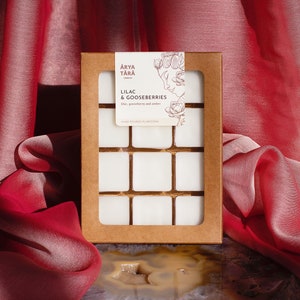 Lilac & Gooseberries Premium Wax Melt | Coconut Wax | Lilac, Gooseberry, Amber, Pink peppercorn, Vanilla, Patchouli | Luxury Wax Melt