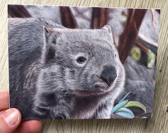 Wombat Greeting Card