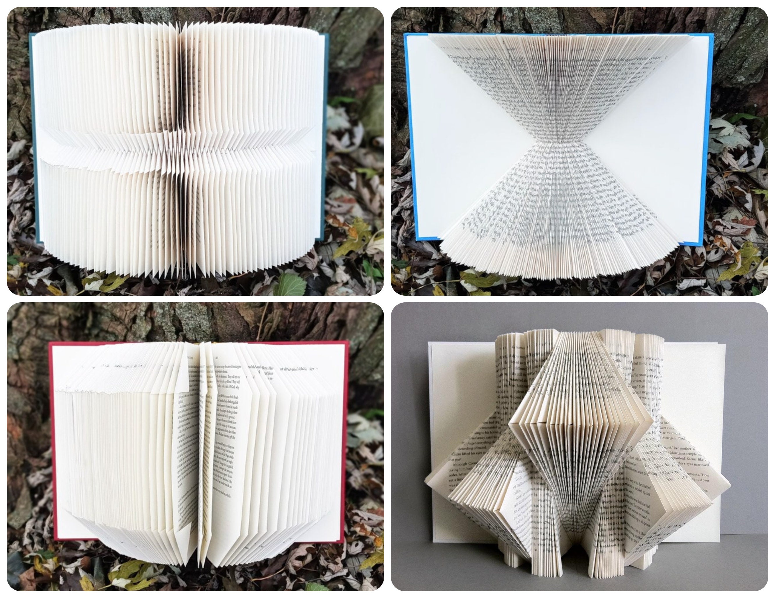 KJF DESIGN Fine Art: Book Sculptures: Fold • Cut • Glue