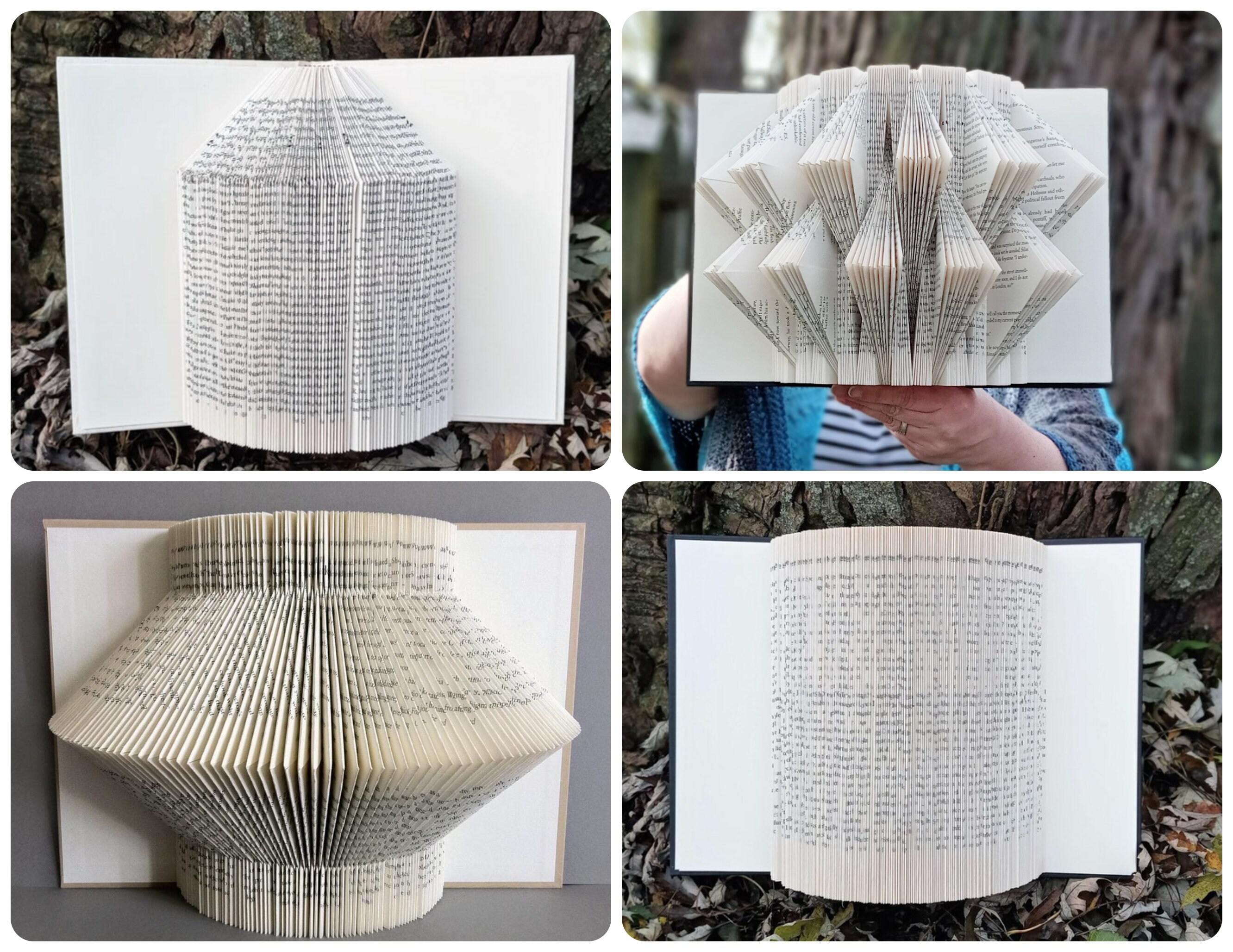 KJF DESIGN Fine Art: Book Sculptures: Fold • Cut • Glue