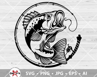 Free Free Fishing Logo Svg 849 SVG PNG EPS DXF File