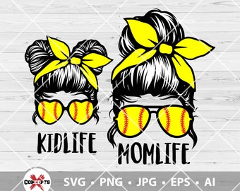 Download Softball Life Svg Etsy