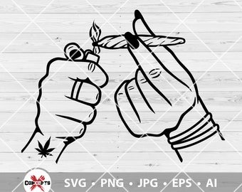 Download Girl Smoking Blunt Etsy