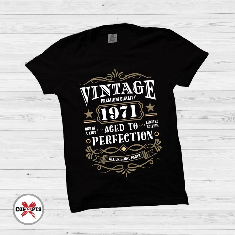 Download 50th Birthday Shirt 50th Birthday Svg Vintage 1971 Svg ...