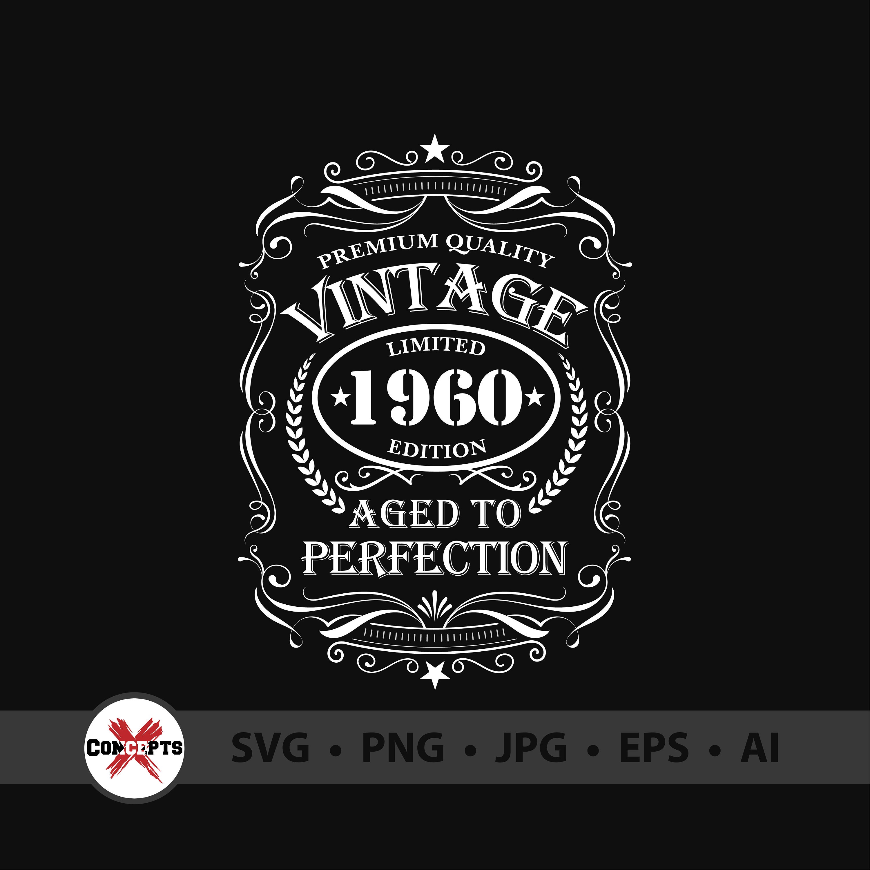 60th Birthday Aged to Perfection Svg 60th Birthday Shirt | Etsy