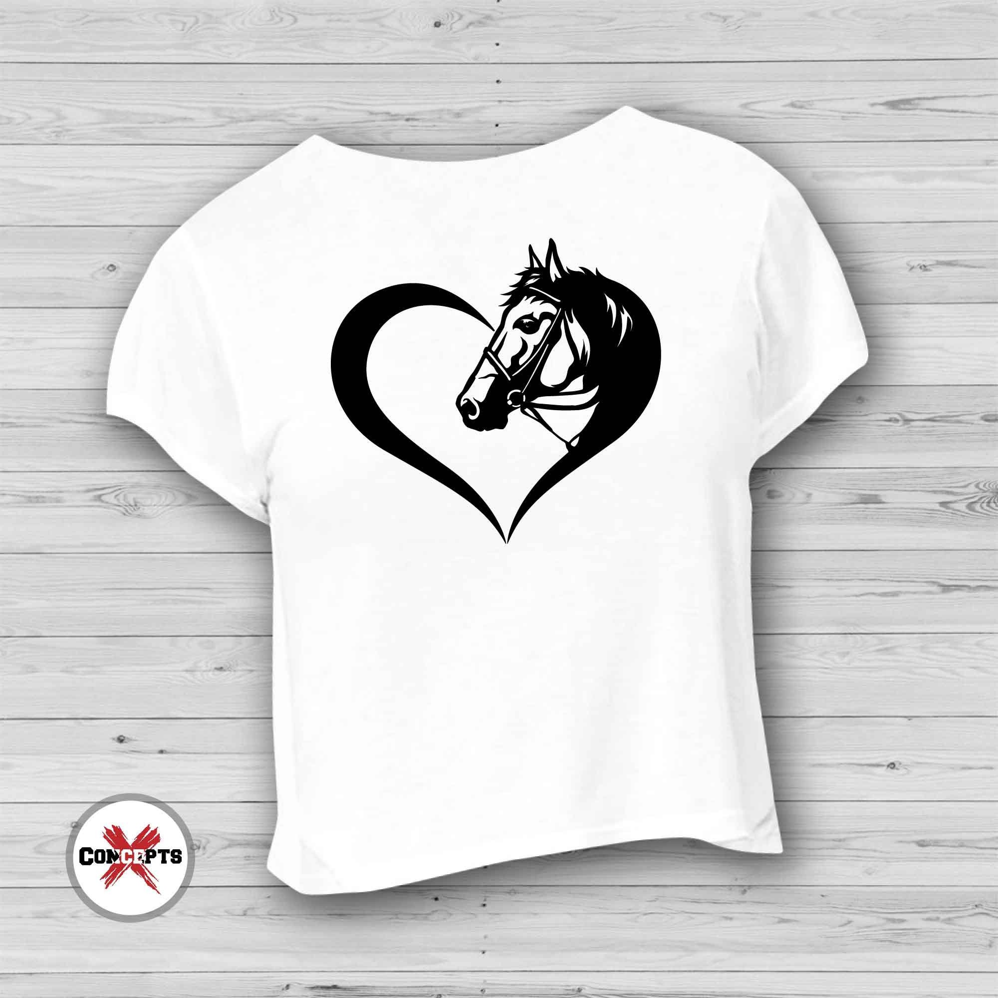 Horse Heart SVG Horse SVG Heart SVG Horse Head Clipart Etsy Ireland