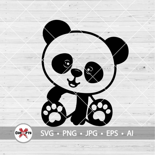 Cute Panda - Etsy