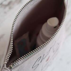 Toiletry bag, emergency bag "Shit happens" travel first-aid kit, emergency bag, grey image 2