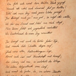 Handschriftlicher Brief, DnD Manuskript, Valentinstag Liebesbrief, handgeschrieben. Manuskript, Dungeons and Dragons, Literatur Zitat