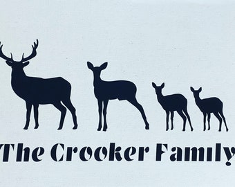 Animal family decals
