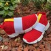 Kids Sonic speed shoes  fast Toddler, kids' youth Custom made Shoes gift kids shoes sonic movie - FREE Gems and Ring Bag Halloween ready* 