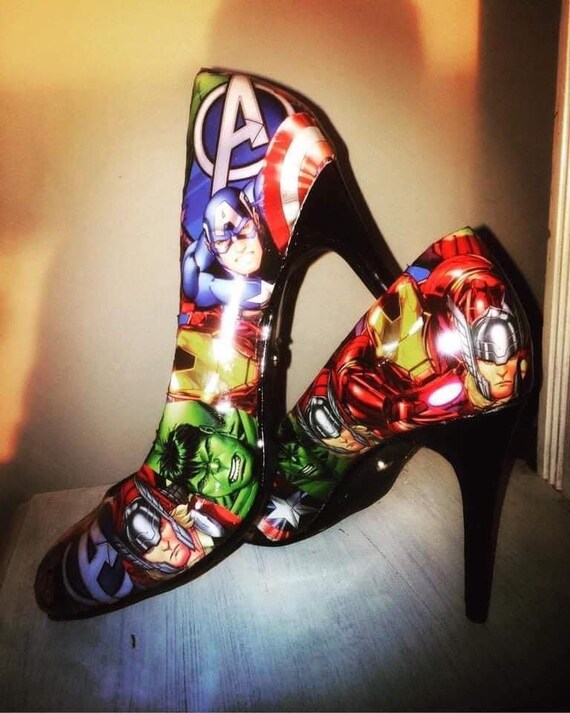 marvel high heels