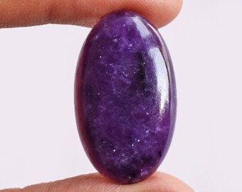 Attractive Natural Lepidolite Cabochon, Oval Shape, Hand Polished, Size 32x19x6 MM, Wholesale Cabochon, Pendant Stone, OV-119