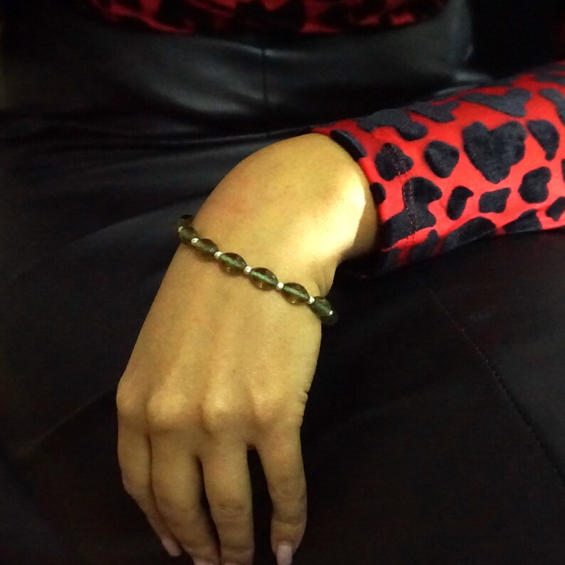 Color Changing Zultanite Stone Silver Bracelet-Attractive Gemstone Handmade Bracelet