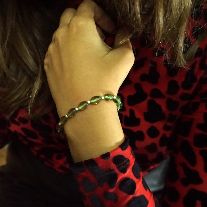 Color Changing Zultanite Stone Silver Bracelet-Attractive Gemstone Handmade Bracelet