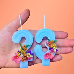 Unique Numbers Candles. Cake toppers. Birthday Cake Candle. First HB Party. Cake Decorations. Candles with flowers.