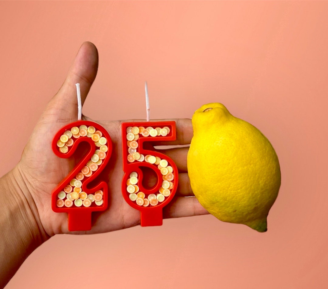 Birthday Candles, Numbers Candles, Handmade Candles, Party Candles