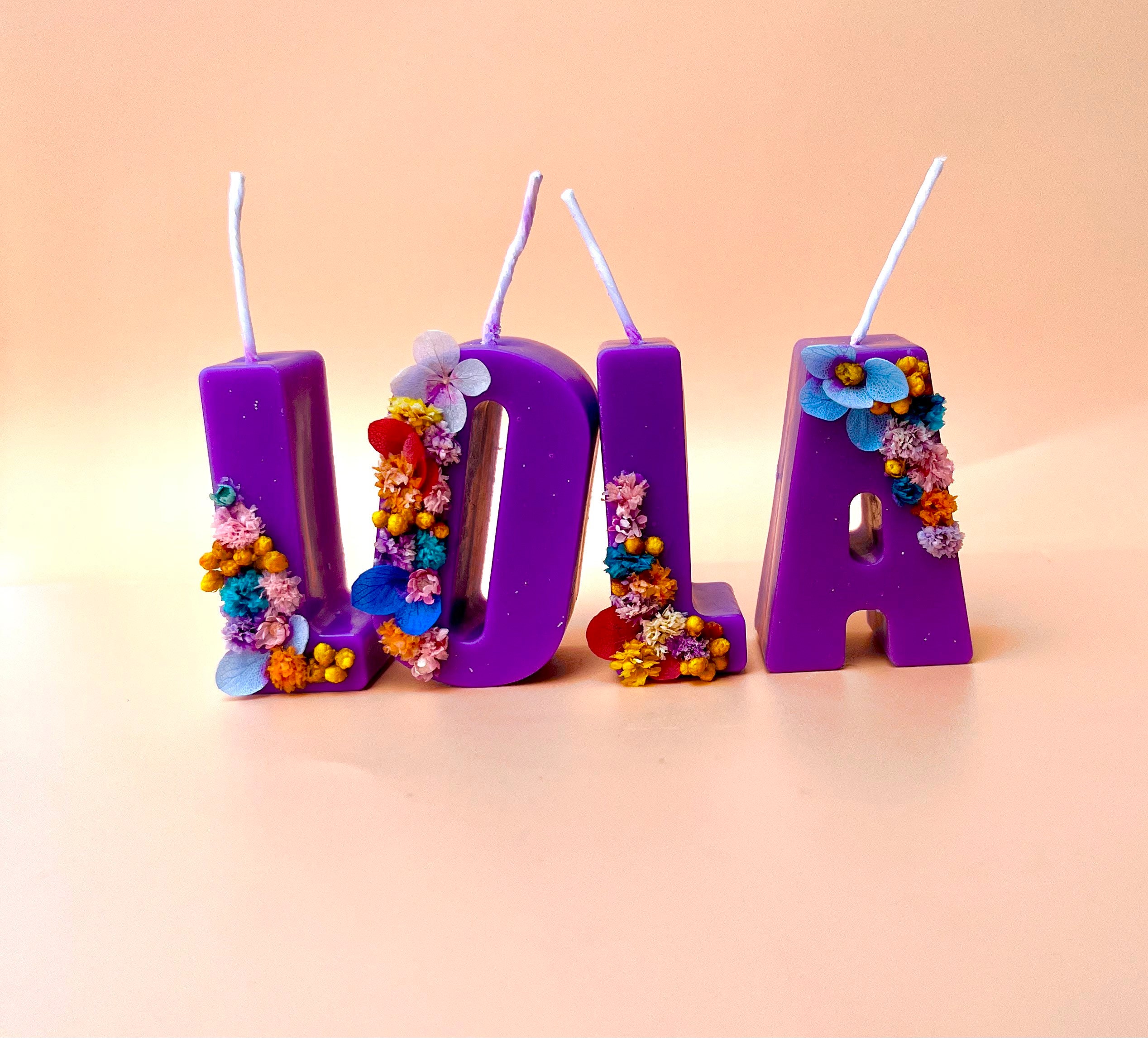 Candles for All Occasions. Custom Birthday Candles. Cake Etsy