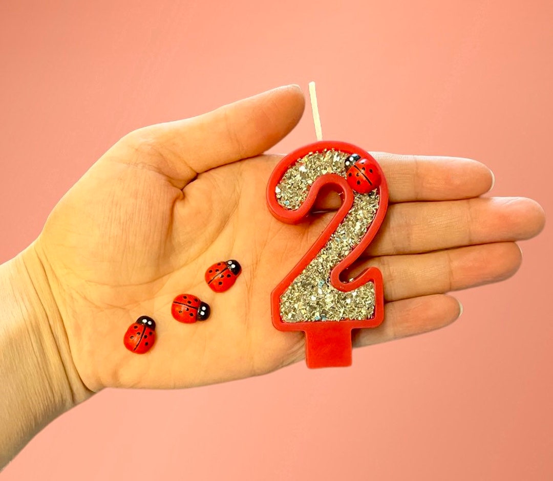 Unique Numbers Candles. Cake Toppers. Birthday Cake Candle. First HB