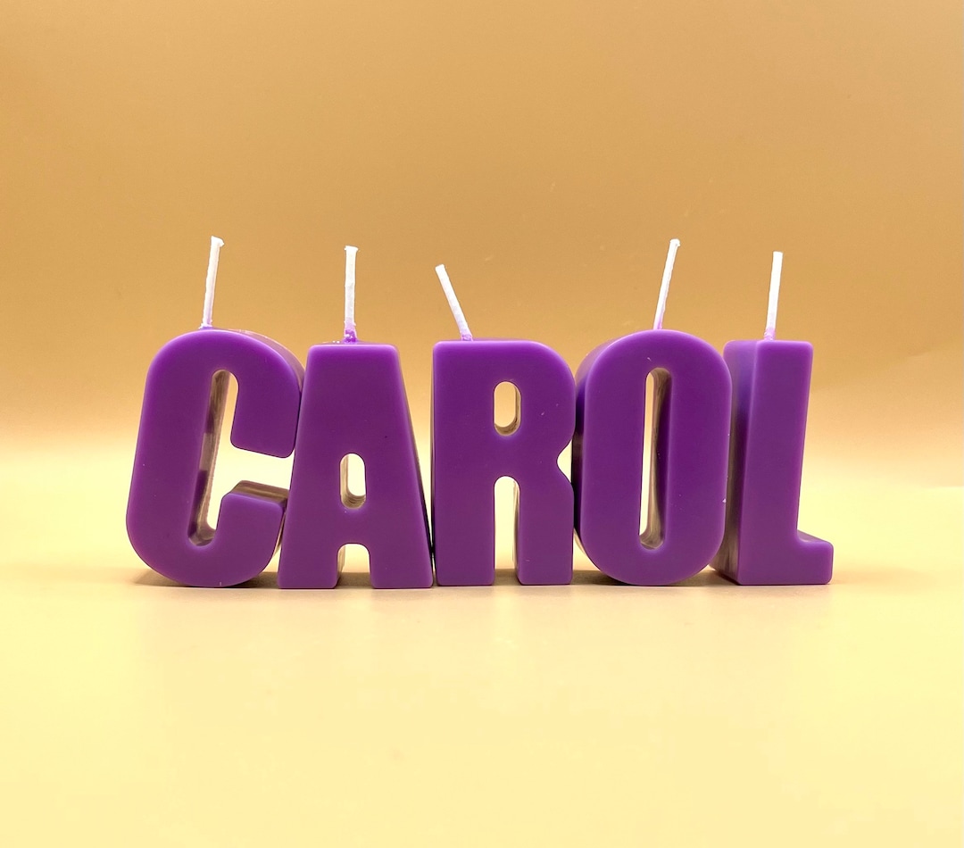 Birthday Letters Candles. Personalized Birthday Candles. Cake Decoration. Cake Toppers. Gift for