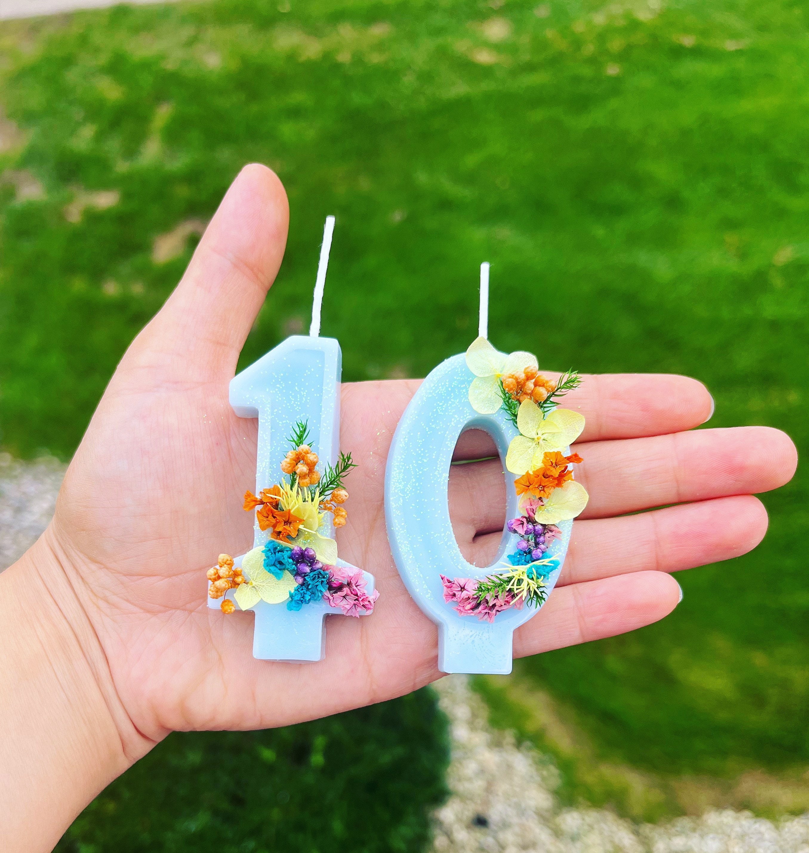 Unique Numbers Candles. Cake Toppers. Birthday Cake Candle. Etsy