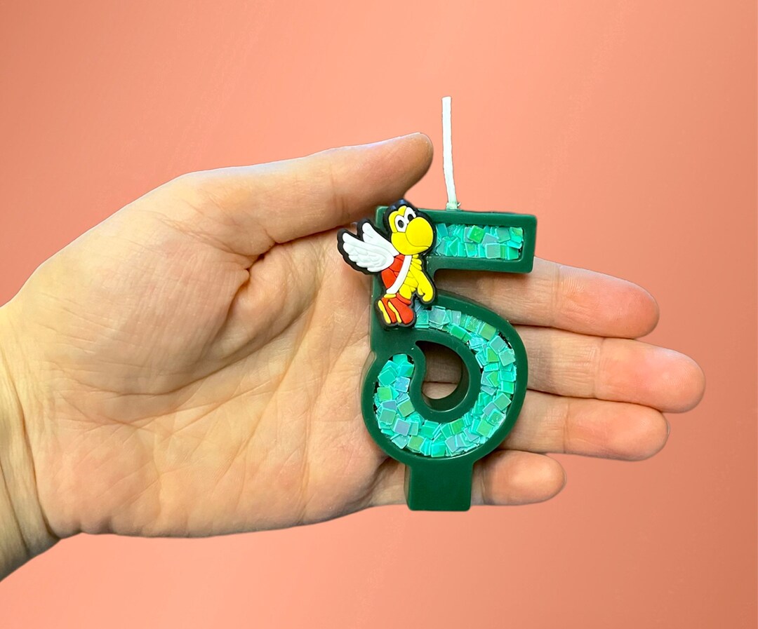 Birthday Numbers Candles. Glitter Numbers. Cake Toppers. Etsy