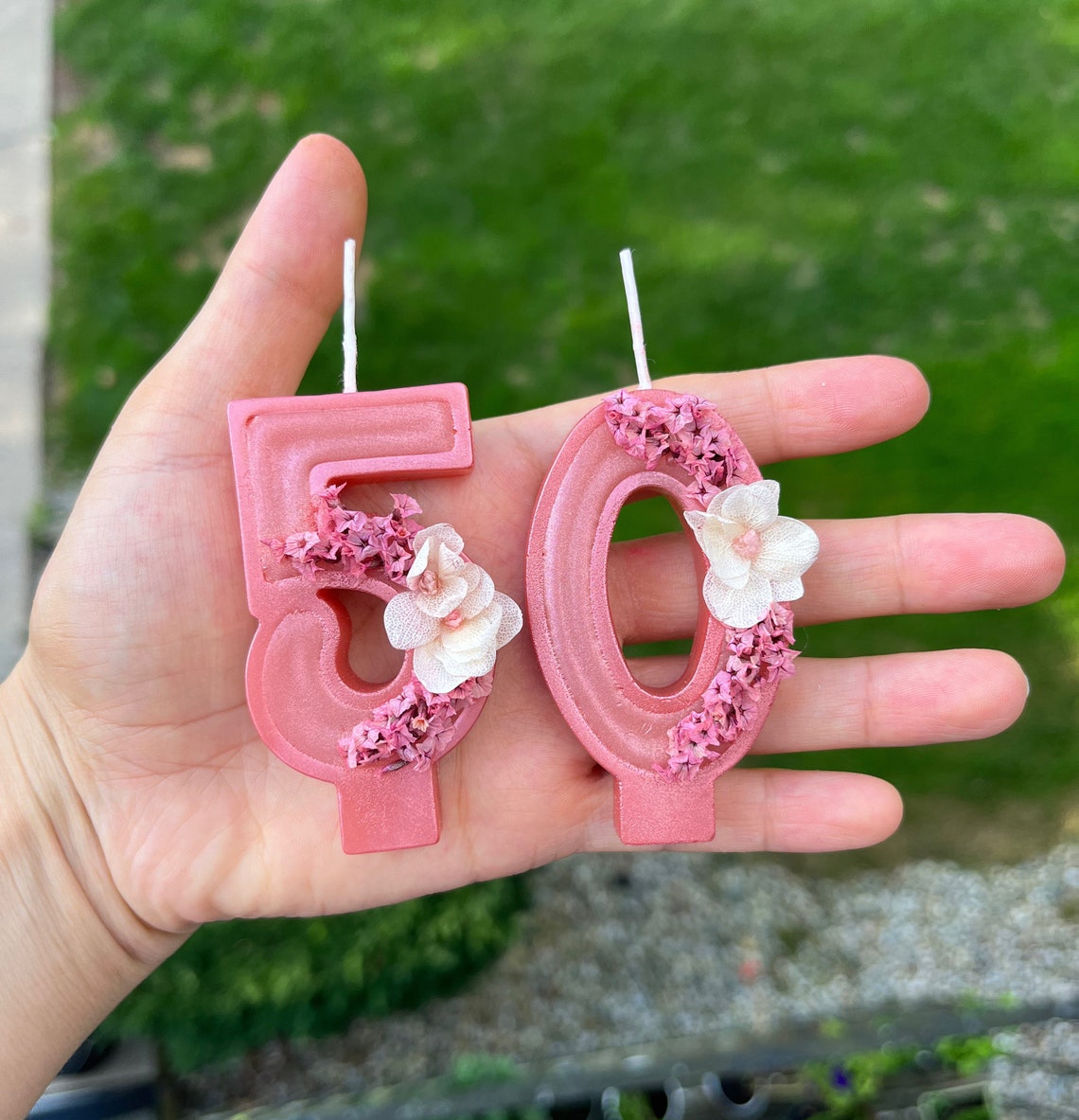 Happy Birthday Number Candles. Cake Toppers. Number Soy Etsy