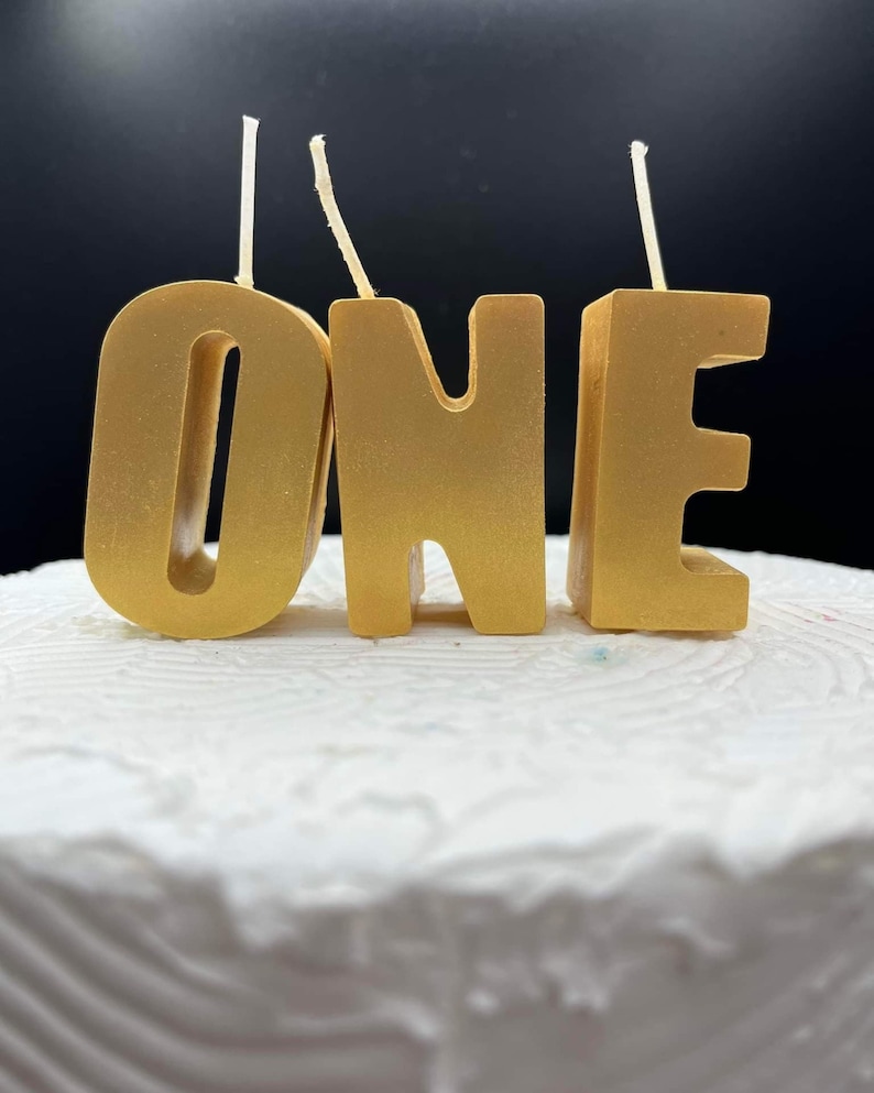 Birthday Letters Candles. Personalized Birthday Candles. Cake Etsy