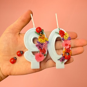 Unique Numbers Candles. Cake toppers. Birthday Cake Candle. First HB Party. Cake Decorations. Candles with flowers. Make party special.