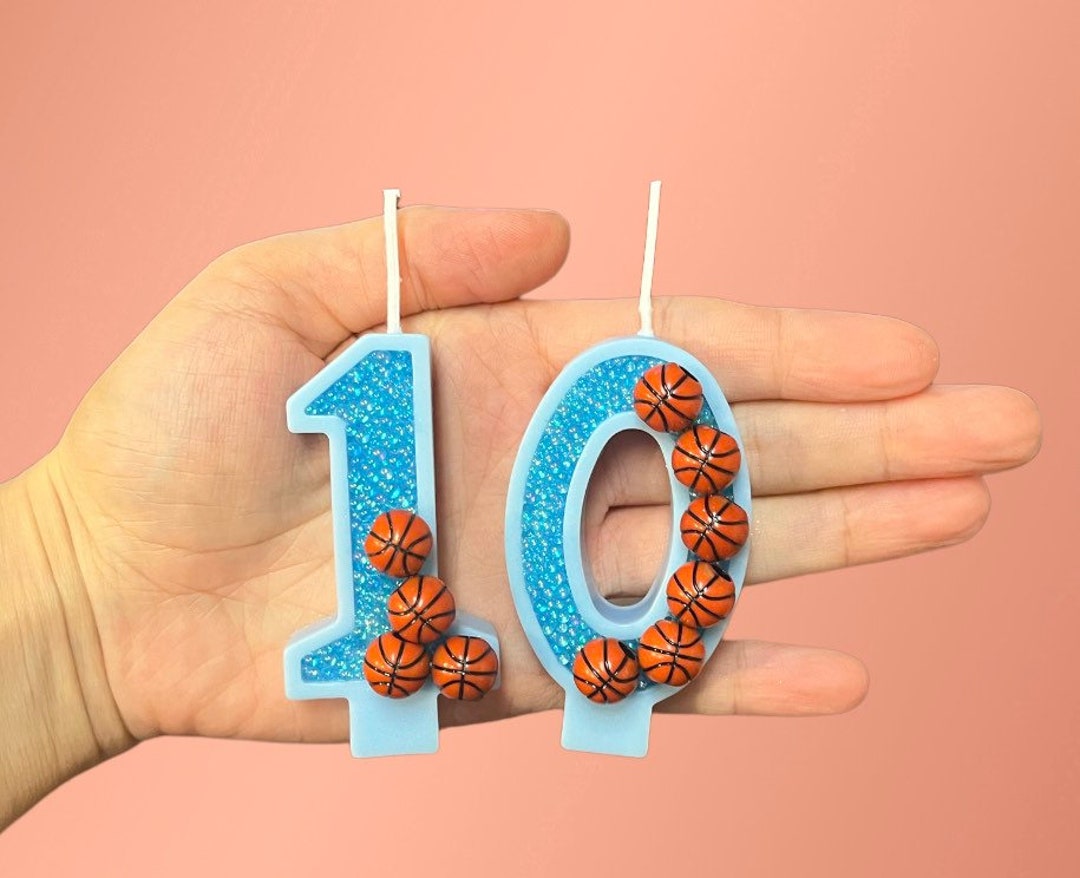 Birthday Numbers Candles. Glitter Numbers. Cake Toppers. Birthday ...