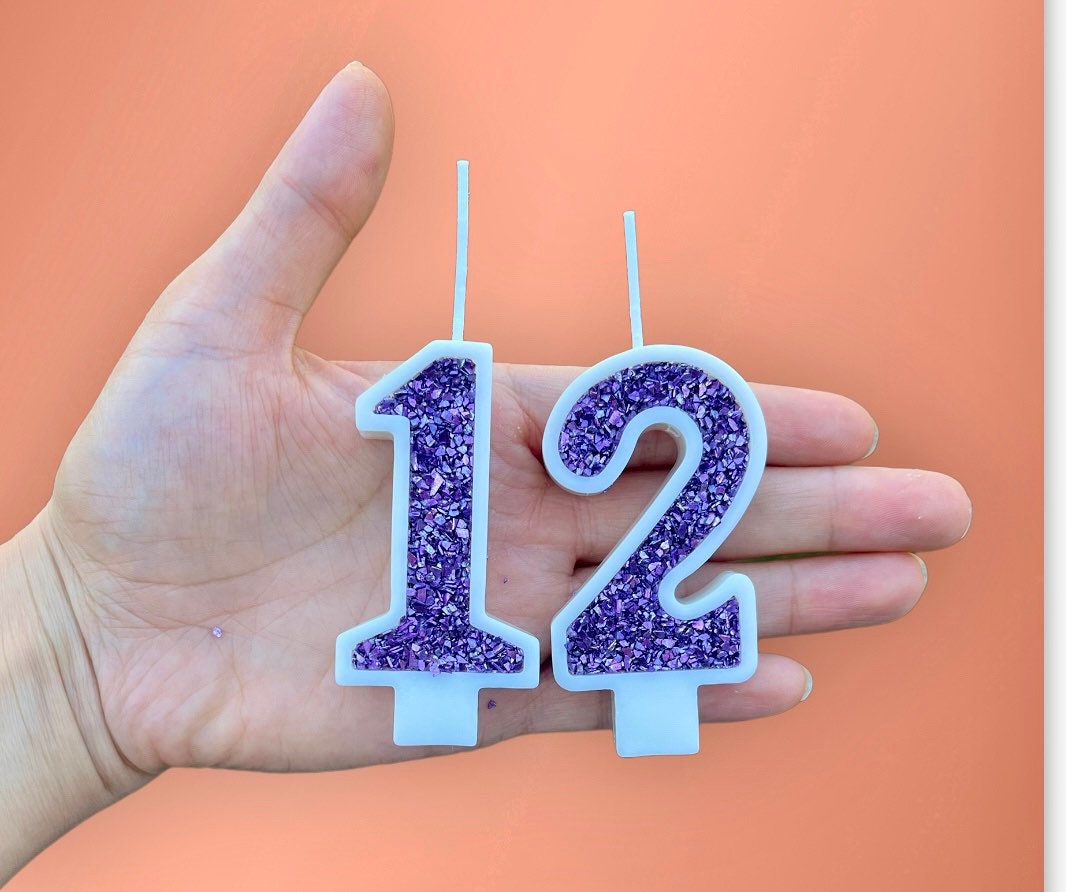 Unique Numbers Candles. Cake Toppers. Birthday Cake Candle. Etsy