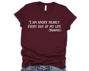 I Am Angry Nearly Every Day shirt, Little Women Shirt, English Literature Gift, Louisa May Alcott Unisex TShirt, Bookclub Tee,Feminist Shirt