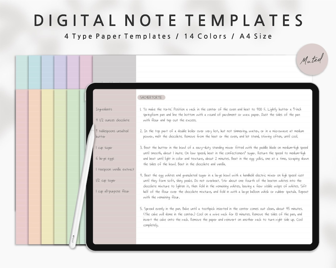 Digital Note Templates Horizontal Two Column Minimalist Notebook Digital Note Templates Horizontal Two Column Minimalist Notebook