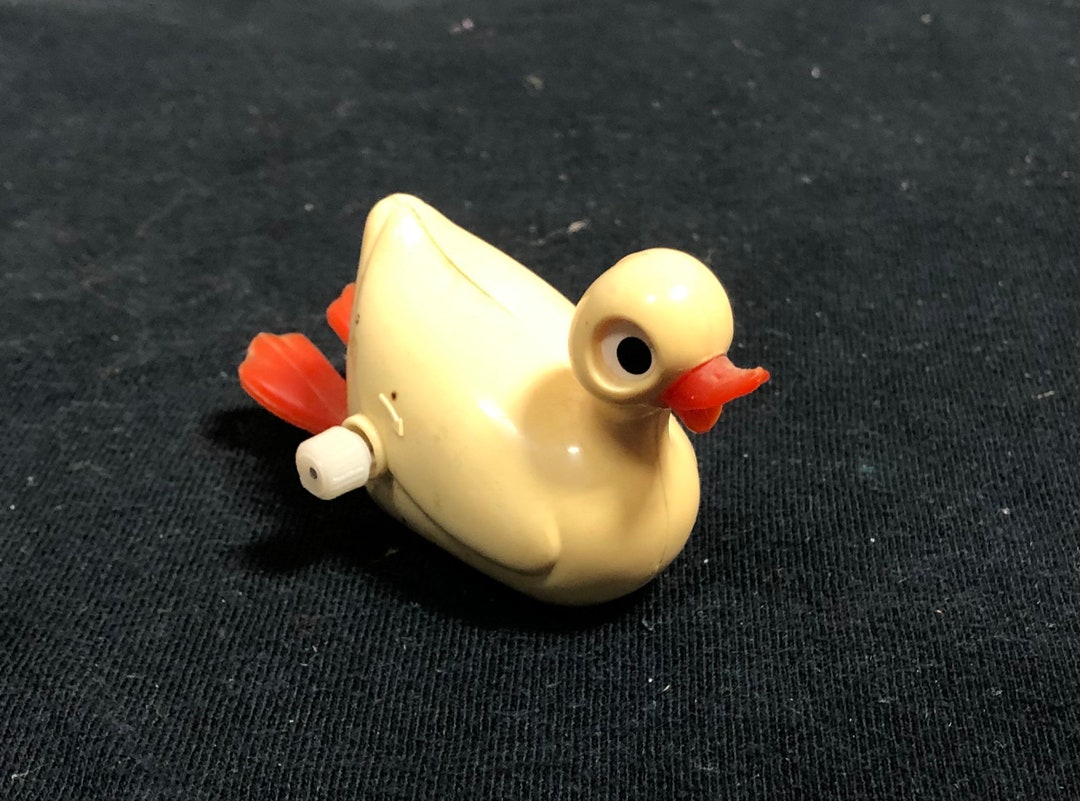 Vintage Tomy Windup Duck Toy Etsy