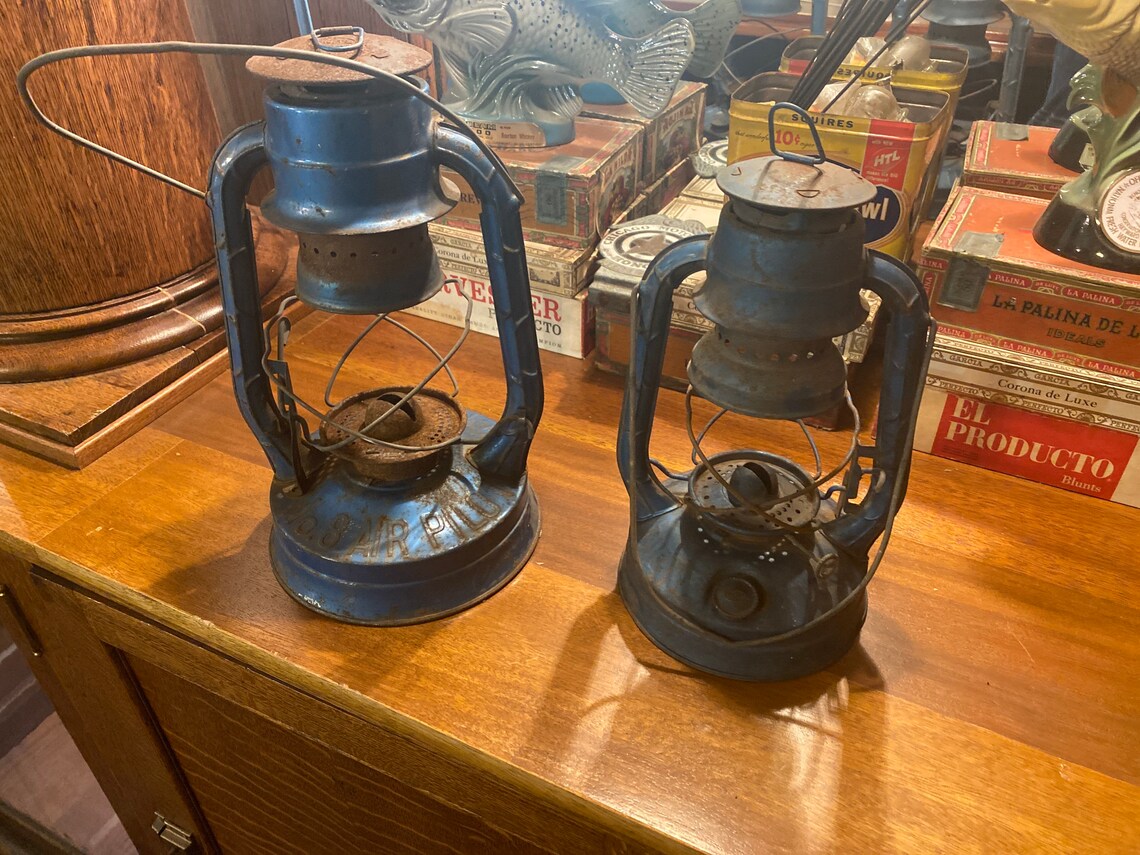 Dietz Lanterns. Pair. Etsy