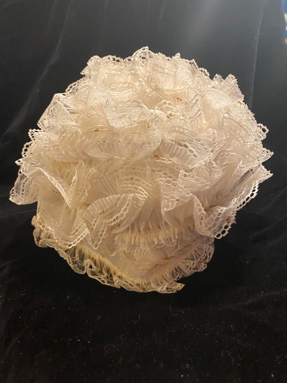Vintage 50s/60s Kleinerts White Swim Cap W/ Frills