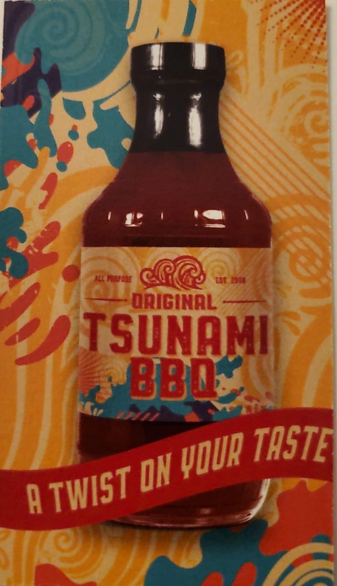 Tsunami BBQ Sauce Original Flavor 16oz. Bottle Etsy