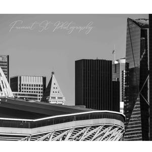 Seattle Photography, Wall Decor, City Landscape Print, PNW Fine Art, Seattle Panoramic Scenic Art Print