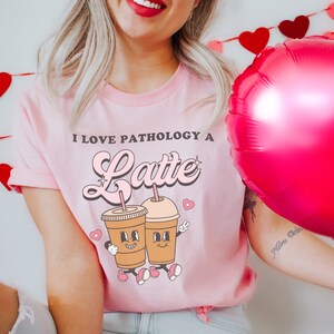 I Love Psychology a Latte Comfort Colors T-Shirt | Psychologist Valentine's Day Shirt | Psychology Shirt | Love Psychology