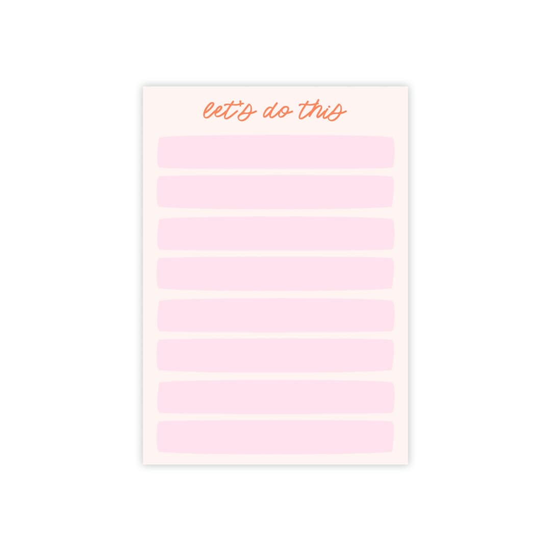 Todo List Postit® Note Pad 4 X 6 Task List Organization Sticky Note
