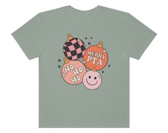 Merry PTA Ornaments Comfort Colors T-Shirt | Physical Therapy Assistant Christmas Shirt | PTA Holiday | PTA | Gift | Physical Therapist