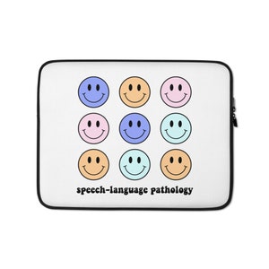 Multicolored  Speech Laptop Sleeve