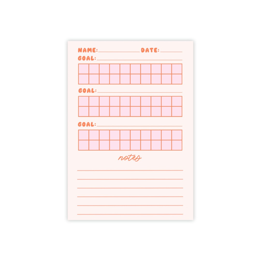 Multiple Goals Data Sheet Post-it® Note Pad 4 X 6 | SLP Data Speech ...