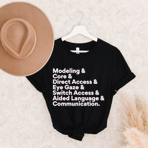 Logopedie Shirt | SLP T Shirt | AAC T Shirt | Spraak | Logopedist | Logopedist | Unisex T shirt | Cadeau | Autisme