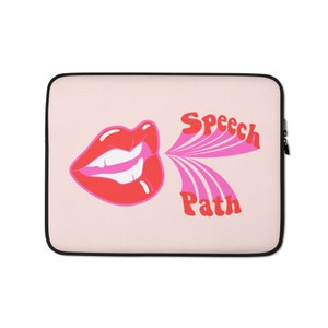 Sprechweg Mund LaptopTasche